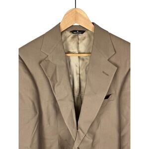 Today's Man Men's 40 Blazer Khaki Tan Sport Coat Chaps Ralph Lauren Beige